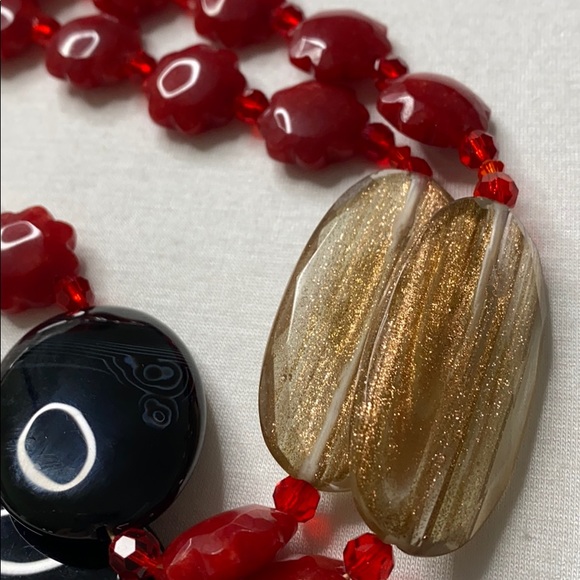 NECKLACE - Maltese Cross RED Custom jewelry - Picture 10 of 11